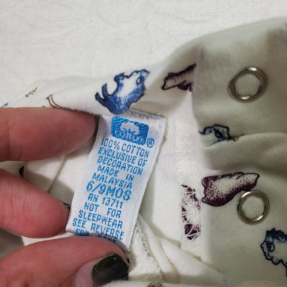 Vintage Mountain Animals Turtleneck 6-9 months - Picture 4 of 9